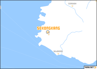 map of Sekongkang