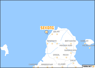 map of Sekong