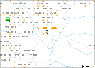 map of Sékonkaha