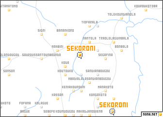 map of Sékoroni