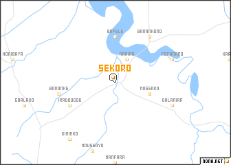 map of Sékoro