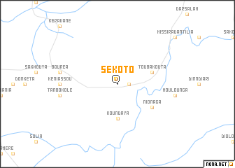 map of Sékoto