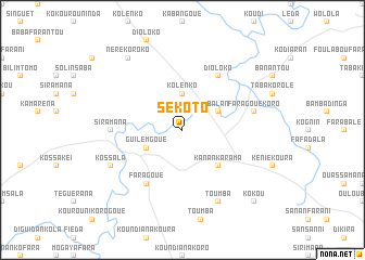 map of Sékoto