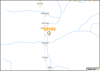 map of Sekou