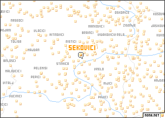 map of Šekovići