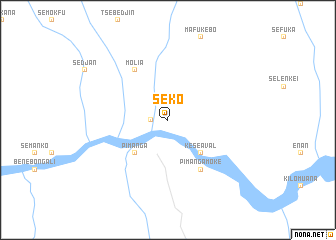 map of Seko