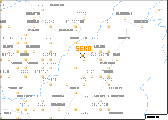 map of Seko