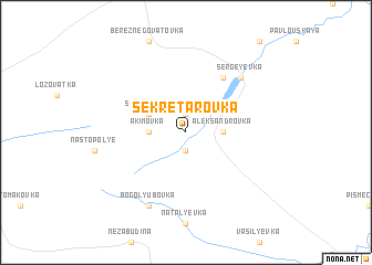 map of Sekretarovka