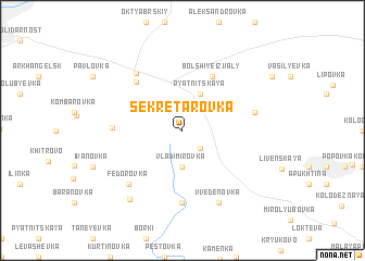 map of Sekretarovka