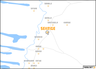 map of Sekrige