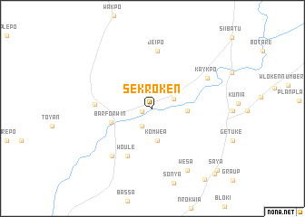 map of Sekroken