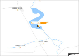 map of Seksenbay