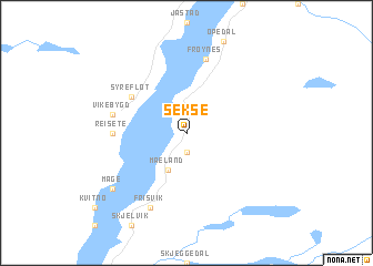 map of Sekse