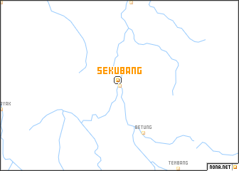 map of Sekubang