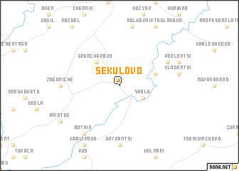 map of Sekulovo