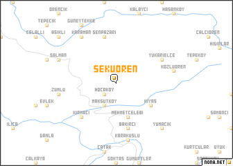 map of Seküoren