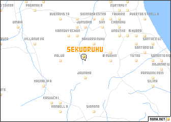 map of Sekuóruhu