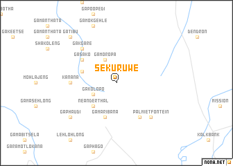 map of Sekuruwe
