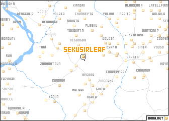 map of Seku Sirleaf
