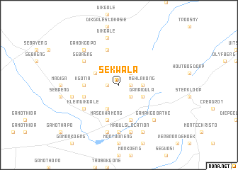 map of Sekwala