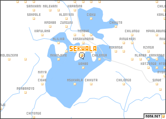 map of Sekwala