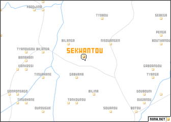 map of Sékwantou