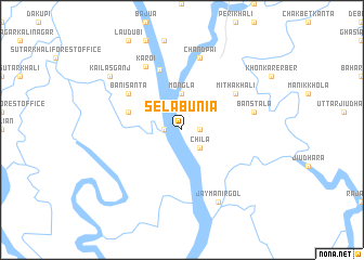 map of Selābunia