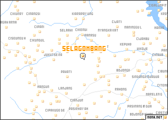 map of Selagombang