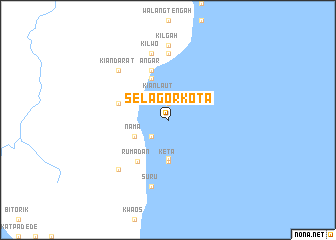 map of Selagor Kota