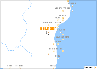 map of Selagor