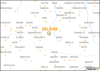 map of Selaïma