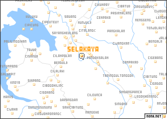 map of Selakaya