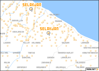 map of Selākjān