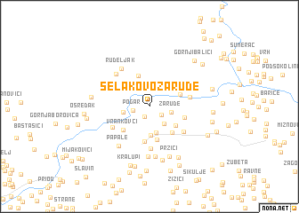 map of Selakovo Zaruđe