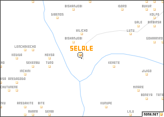 map of Selalē