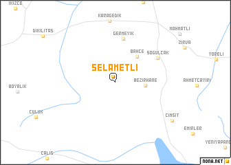 map of Selâmetli