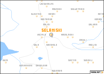 map of Selamiski