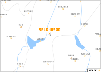 map of Selâmuşağı