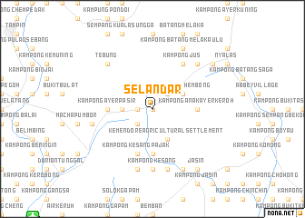 map of Selandar