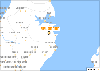 map of Selangan