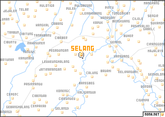 map of Selang