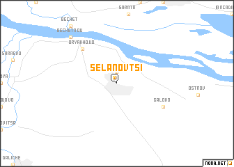 map of Selanovtsi