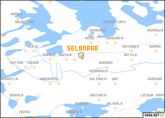 map of Selänpää