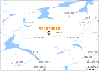 map of Selåsvatn