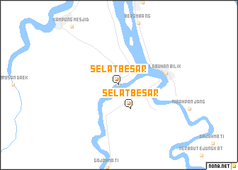 map of Selat-besar