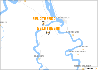map of Selat-besar