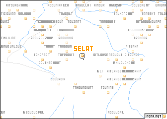 map of Selat