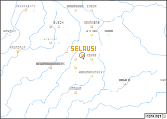 map of Selausi