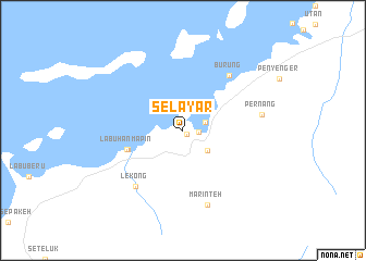 map of Selayar