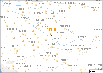 map of Sela